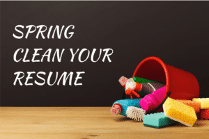 spring clean your resume