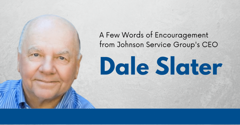 Dale Slater Gives Words of Encouragement