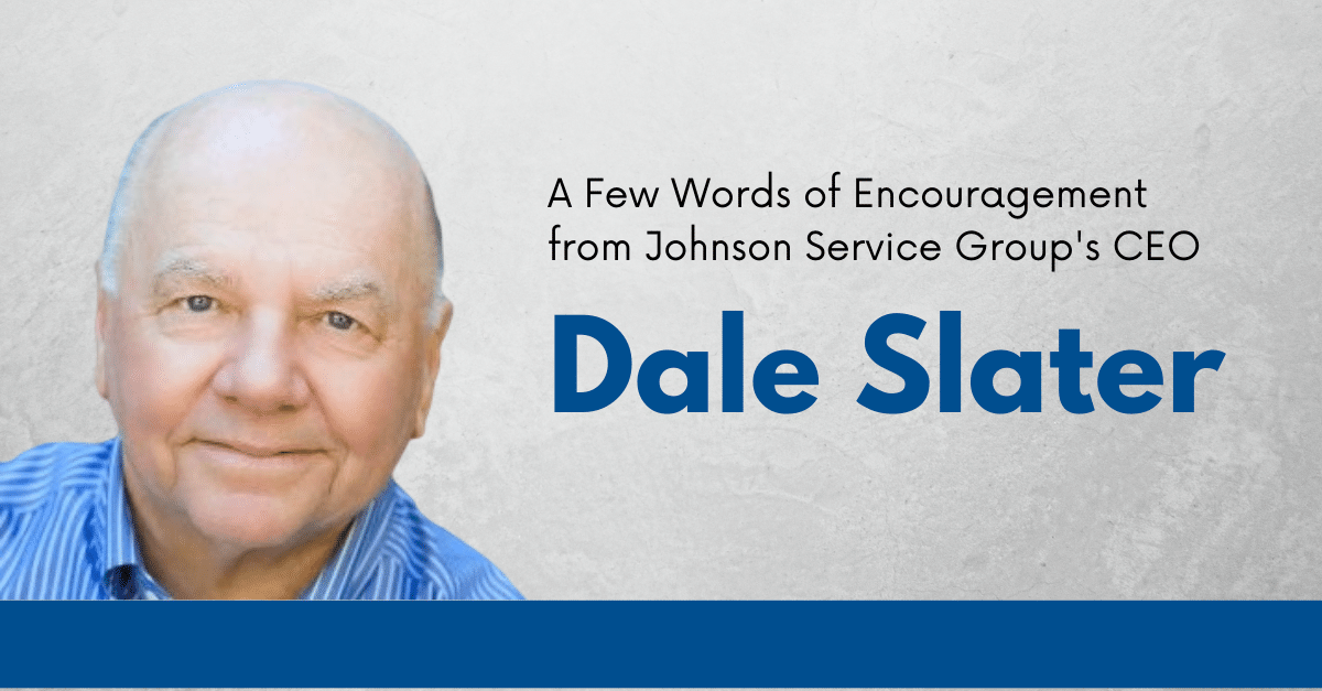 Dale Slater Gives Words of Encouragement