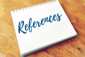 How to Format Your Professional References