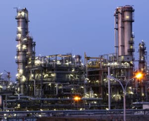 Oil industry refinery
